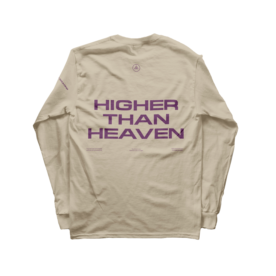 Ellie Goulding - Higher Than Heaven Longsleeve Cream T-Shirt